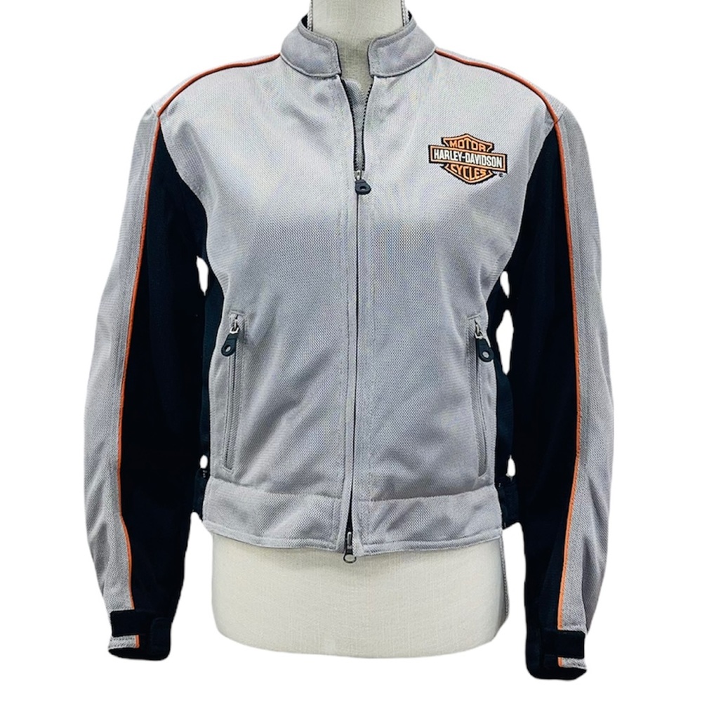 HARLEY-DAVIDSON Women’s Light Weight Jacket With Body Armor Pads Size Small